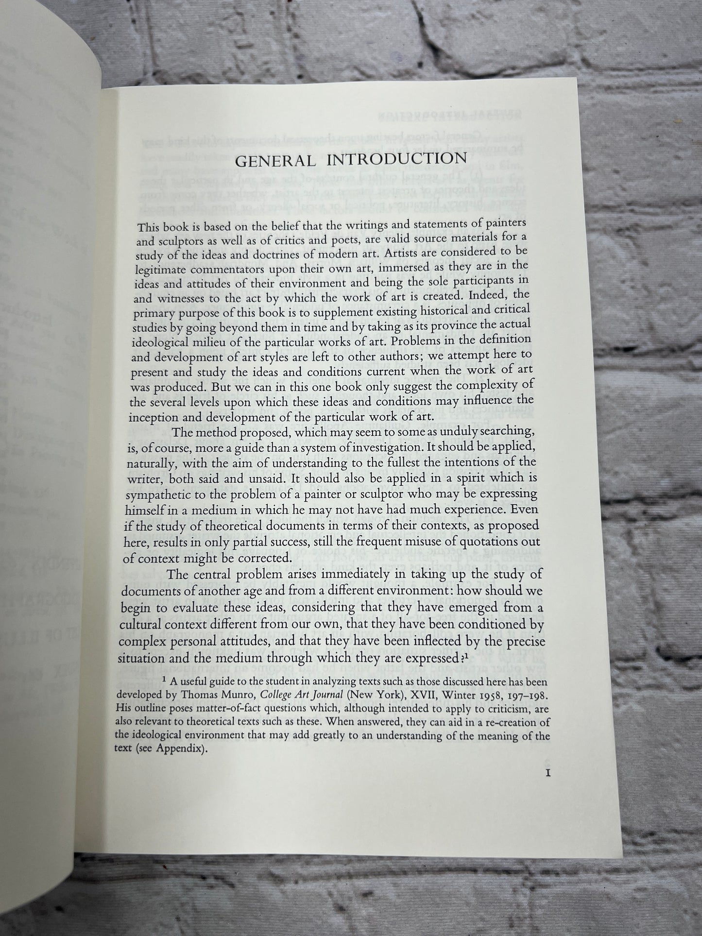 Theories of Modern Art: A Source Book by Artists & Critics by Peter Selz [1984]