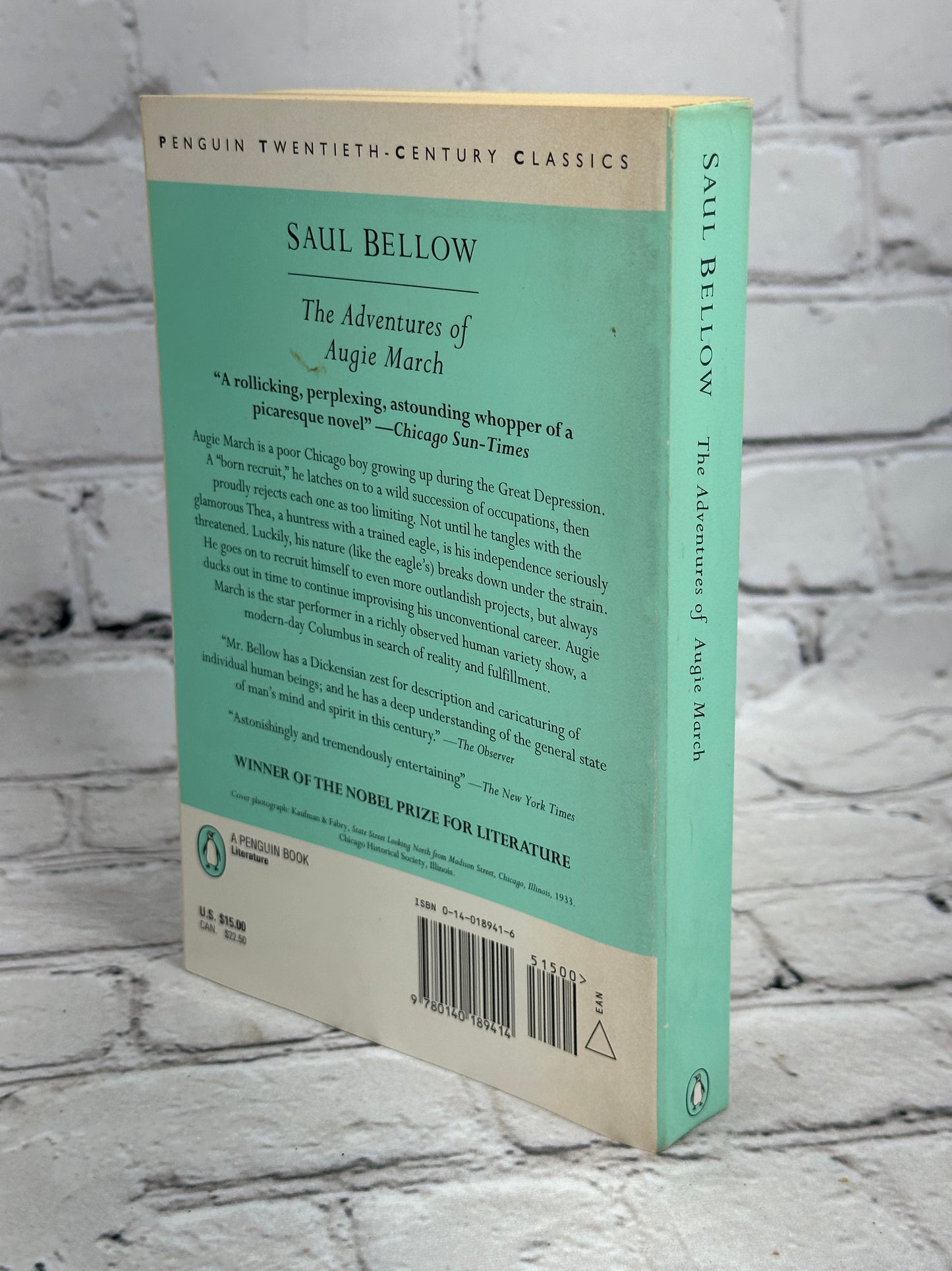 The Adventures of Augie March by Saul Bellow [Penguin Books · 1996]