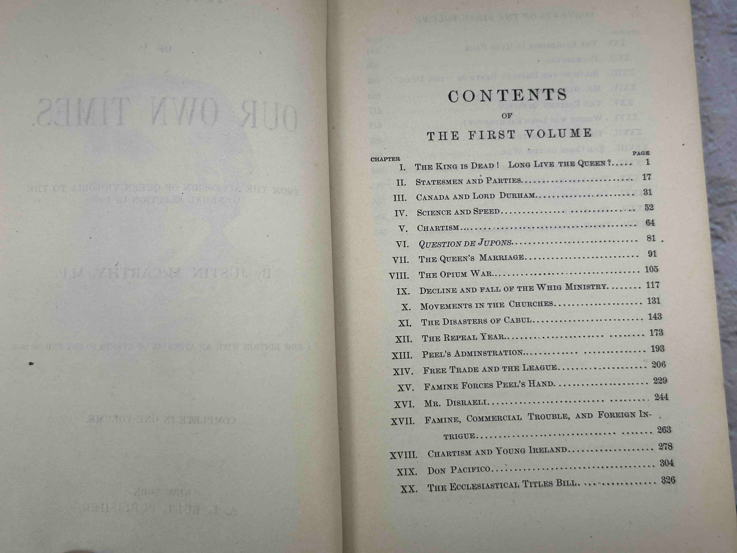 A History of Our Time (Complete in 1 Volume)