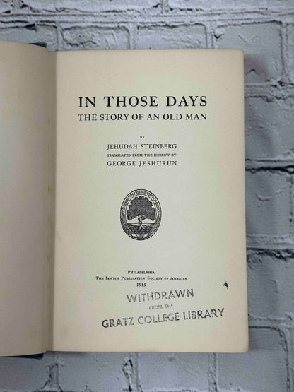 In Those Days