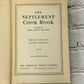 The Settlement Cook Book by Mrs. Simon Kander  [Reprint 1910 · Fourth Edition]