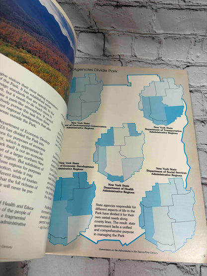 The Adirondack Park in the Twenty First Century w/ Protection Plan Map
