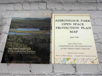 The Adirondack Park in the Twenty First Century w/ Protection Plan Map