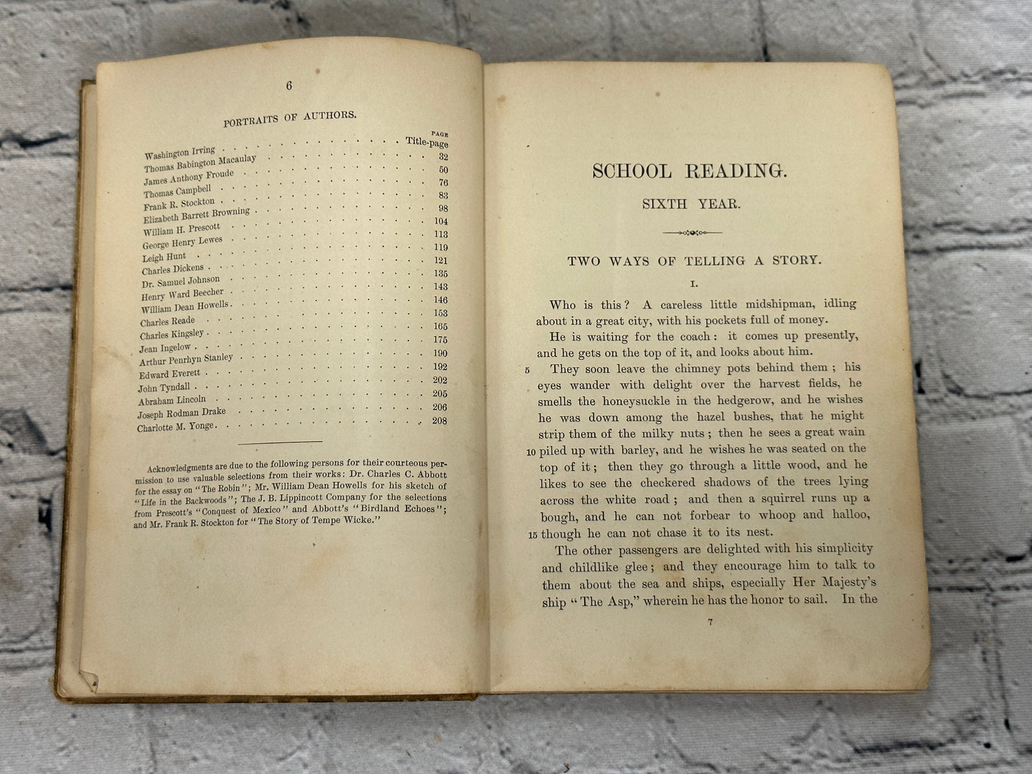 Baldwin's Readers, School Reading By Grades: Sixth Year by James Baldwin [1897]