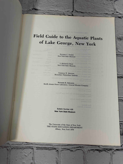 Field Guide to the Aquatic Plants of Lake George, New York (Bulletin #426)