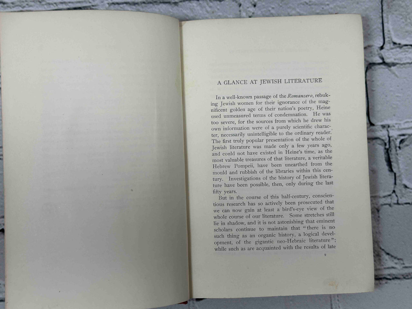 Jewish Literature and Other Essays