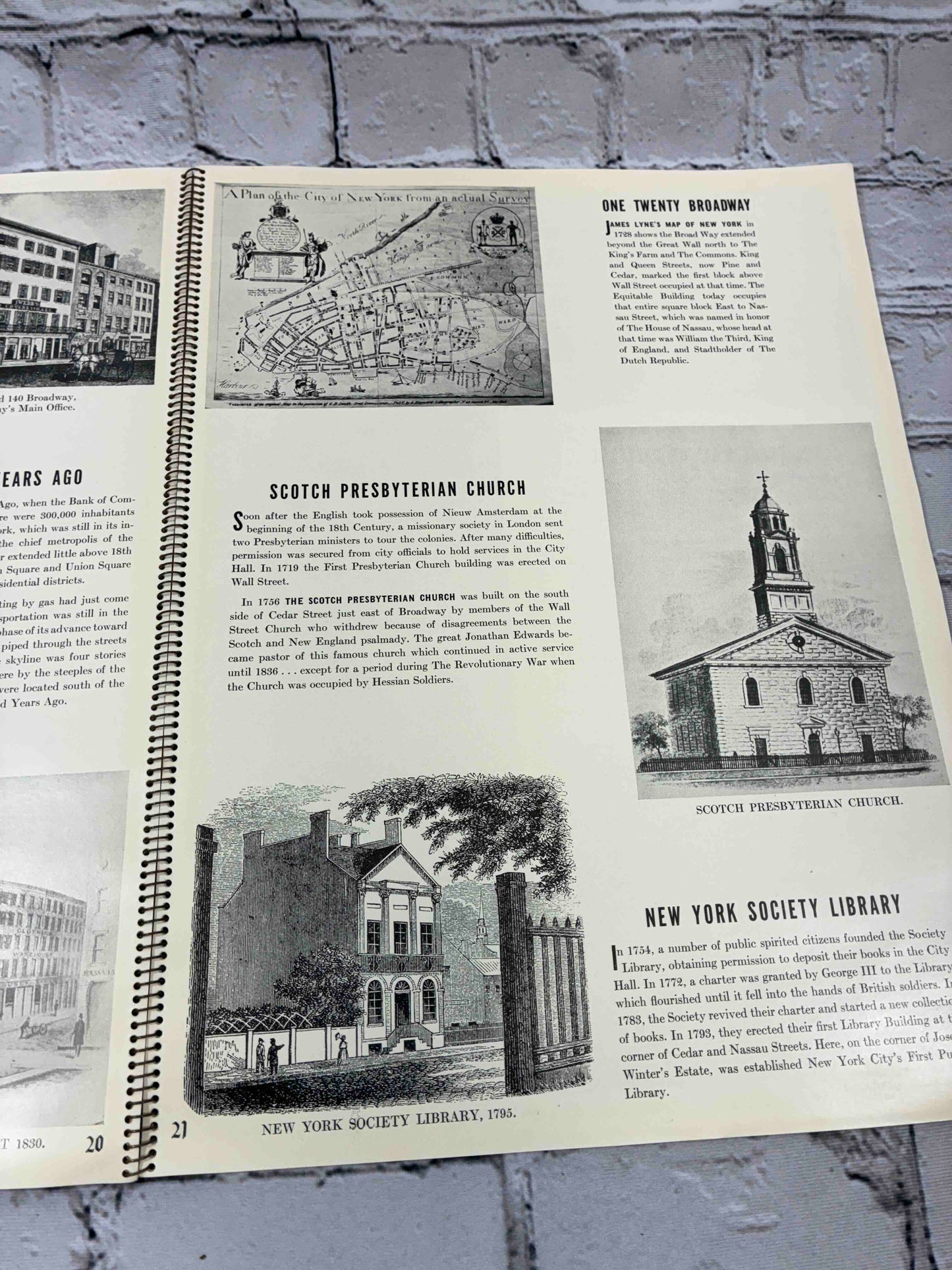 The Streets of New York: An Historical Picture Book