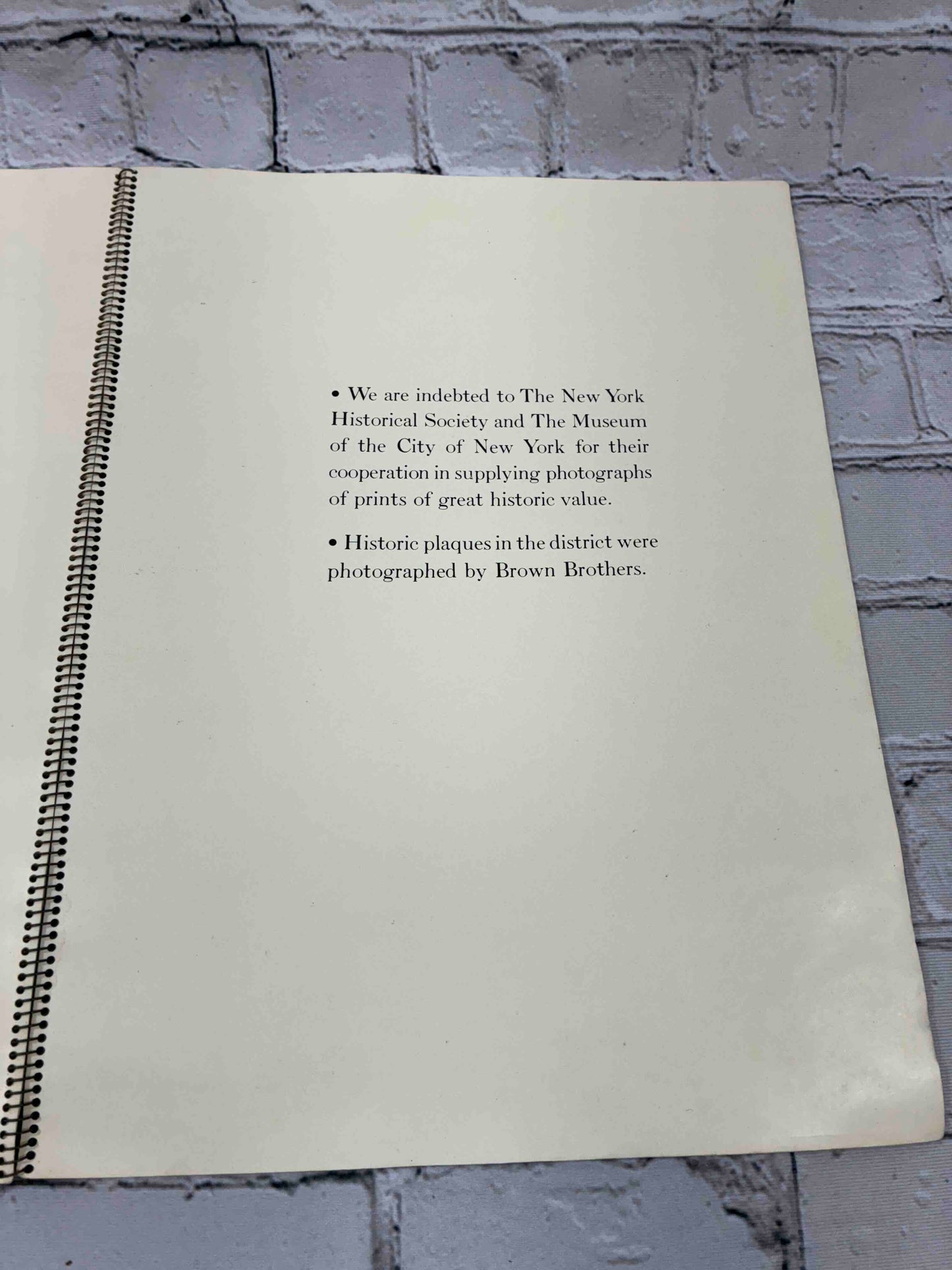 The Streets of New York: An Historical Picture Book