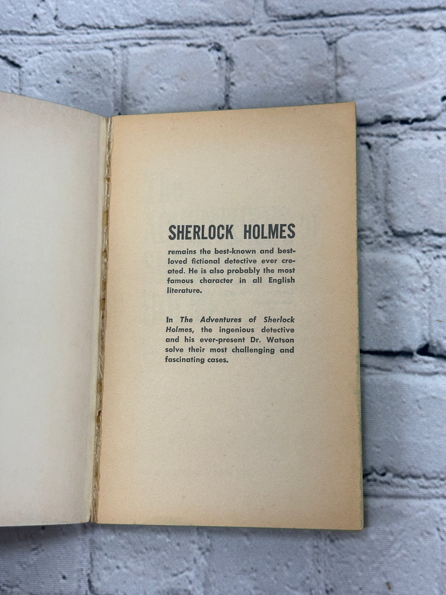 The Adventures of Sherlock Holmes by Sir Arthur Conan Doyle [1960]