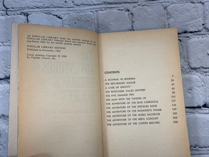 The Adventures of Sherlock Holmes by Sir Arthur Conan Doyle [1960]