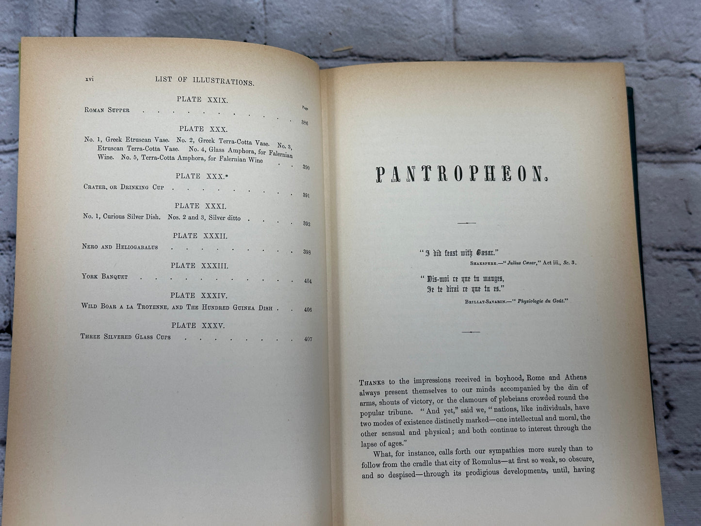 The Pantropheon A History of Food and Preparation in Ancient Times by Alexis Soyer [1977]