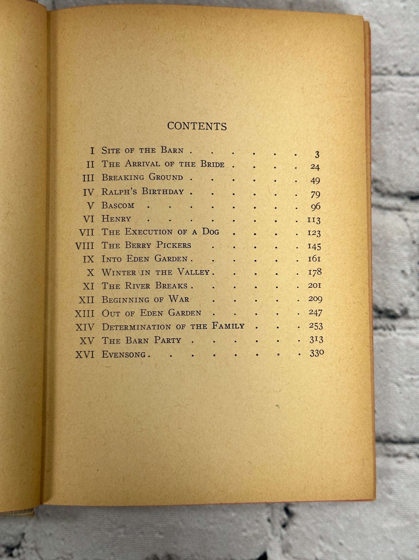 The Big Barn By Walter D. Edmonds [1930]