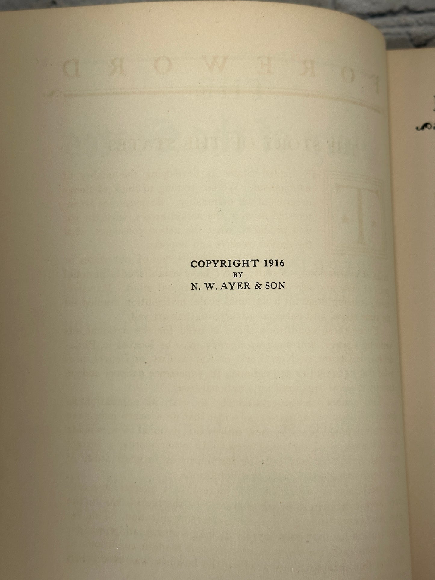 The Story of the States by N.W. Ayer and Son [1916]