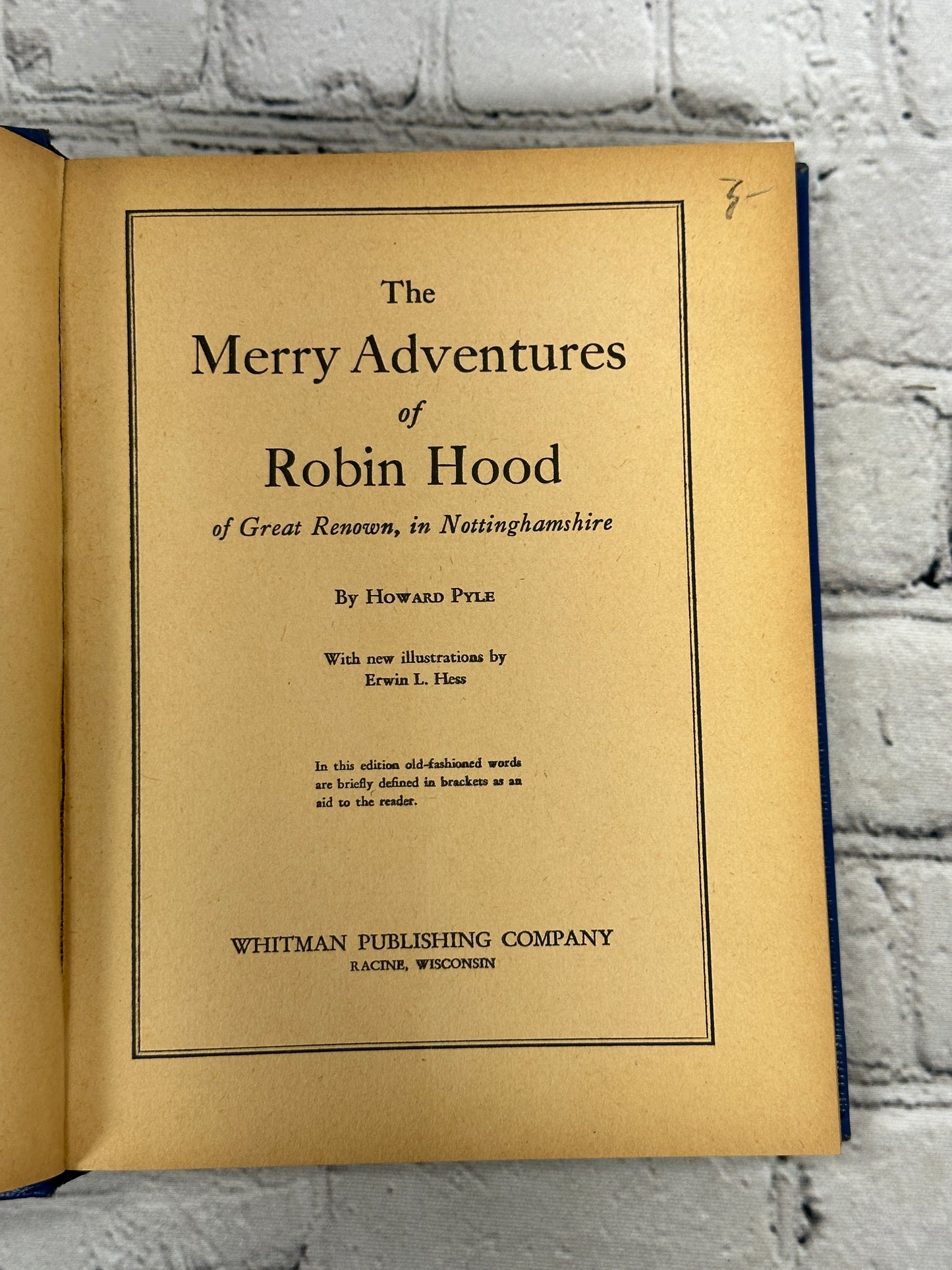 The Merry Adventures of Robin Hood by Howard Pyle [1940]