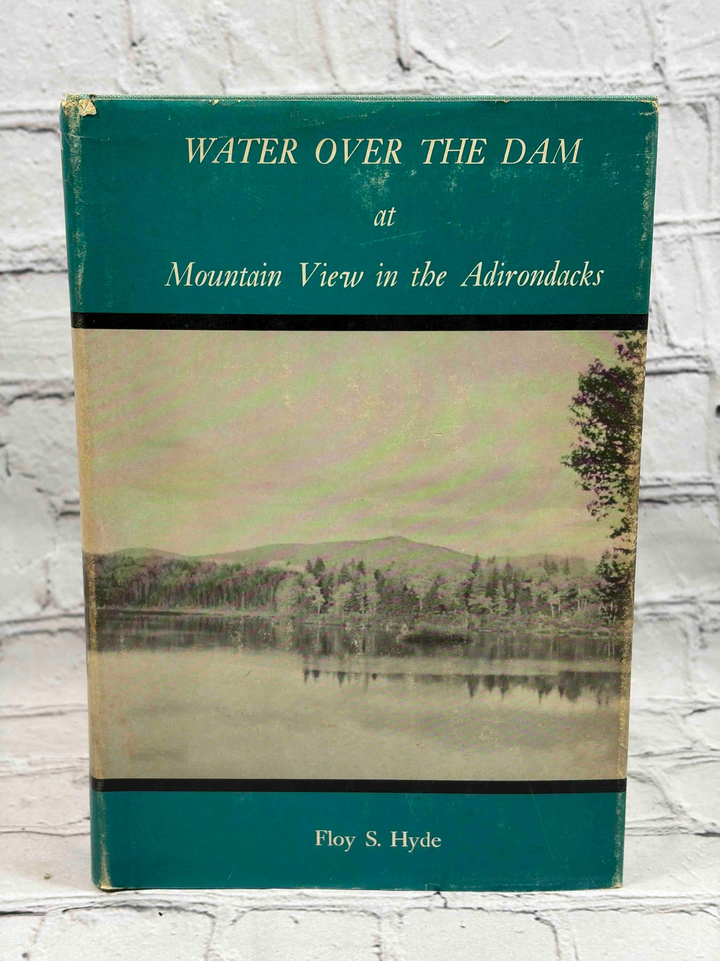 Water Over the Dam at Mountain View in the Adirondacks (SIGNED)