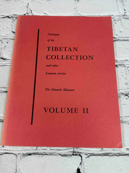 Catalogue of the Newark Museum Tibetan Collection (Volumes 1 - 3)