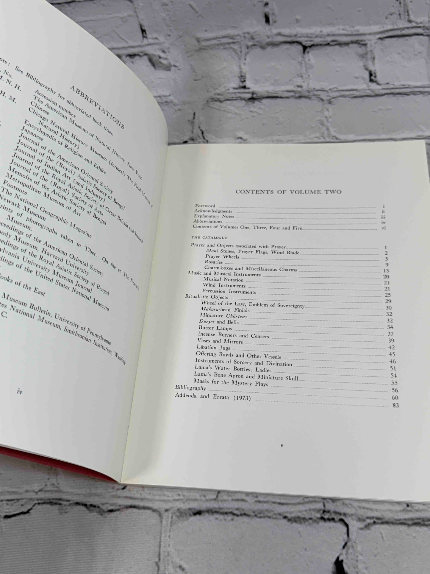 Catalogue of the Newark Museum Tibetan Collection (Volumes 1 - 3)