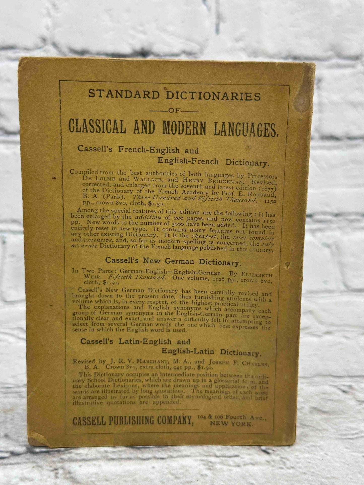 The Earl of Chatham (Cassell's National Libary)