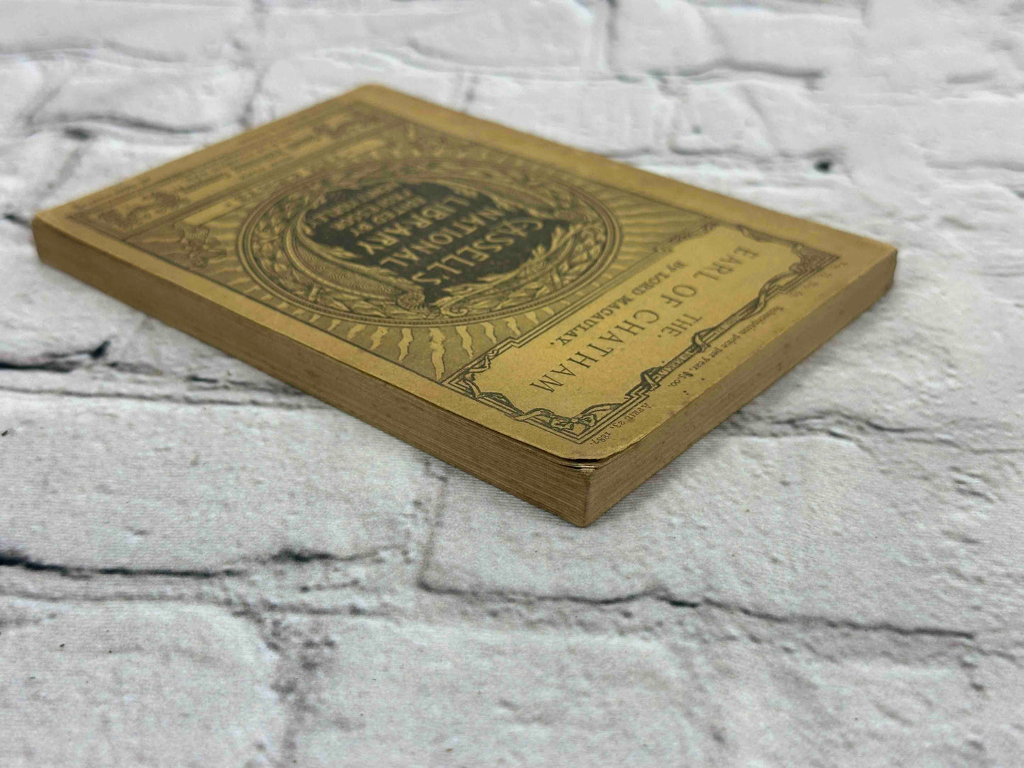 The Earl of Chatham (Cassell's National Libary)