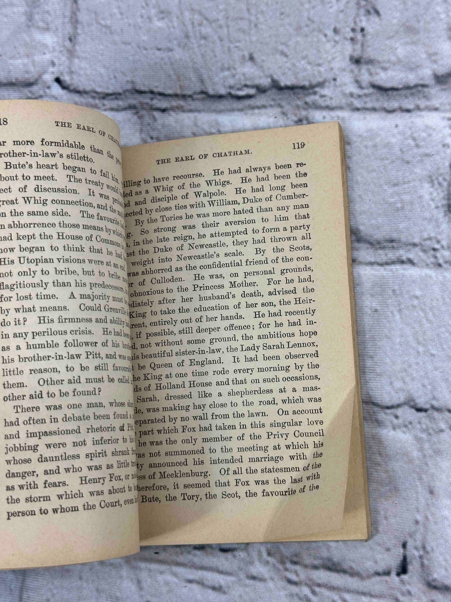 The Earl of Chatham (Cassell's National Libary)