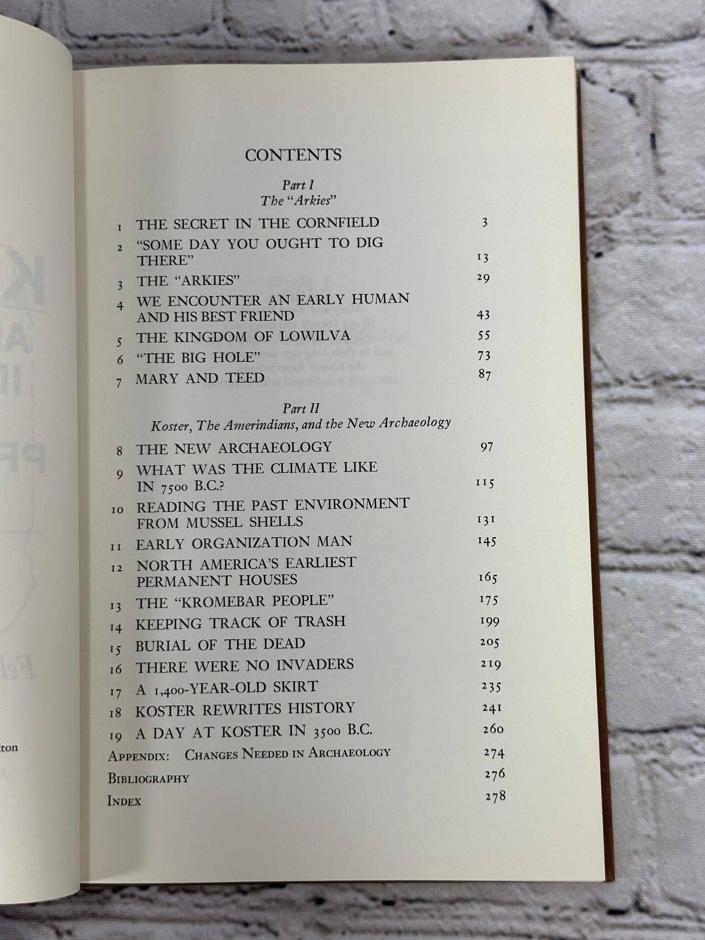 Koster: Americans in Search of Thier Prehistoric Past [1st Ed. · 1979]