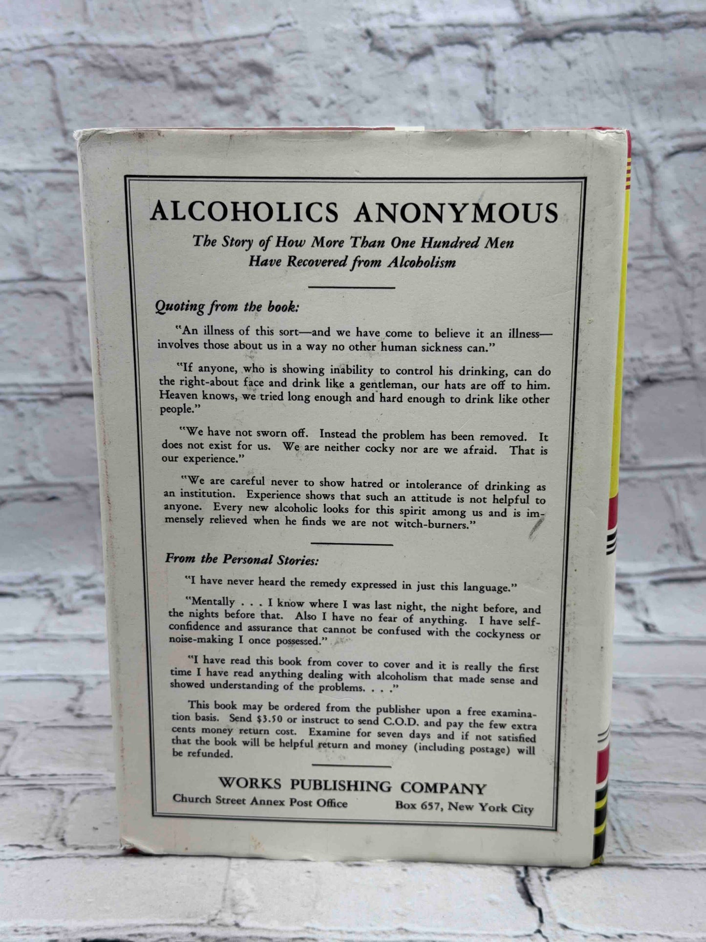 Alcoholics Anonymous