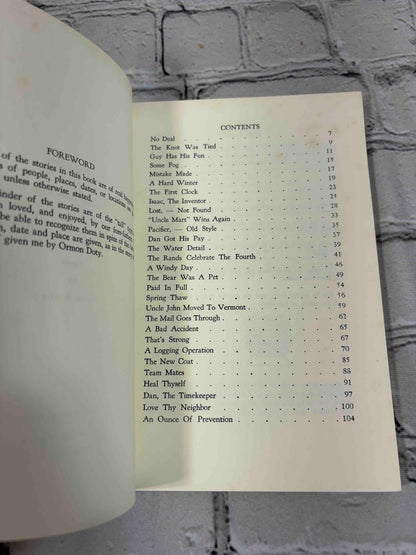 Log Cabin Days Folk Tales of the Adirondacks (Signed)