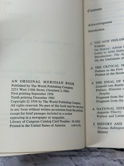 The Varieties of History: From Voltaire to the Present by Fritz Stern [1963]