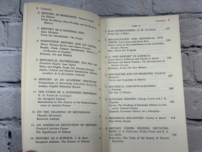 The Varieties of History: From Voltaire to the Present by Fritz Stern [1963]