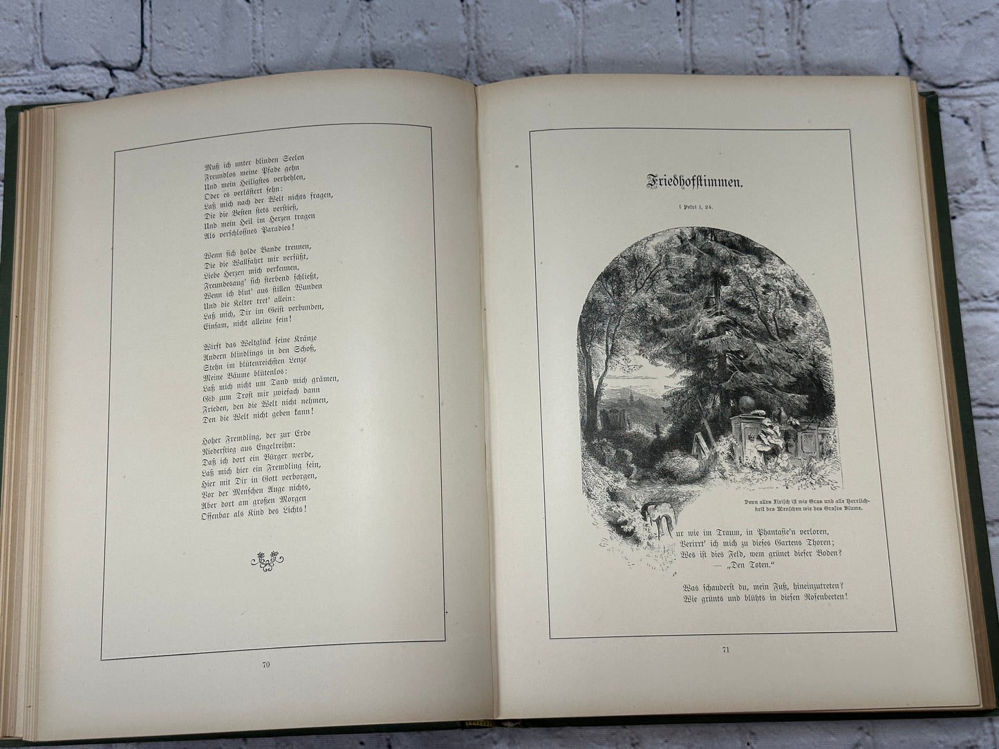 Palmblatter By Karl Gerok [Anniversary Ed. · Religious Poetry · German · 1892]