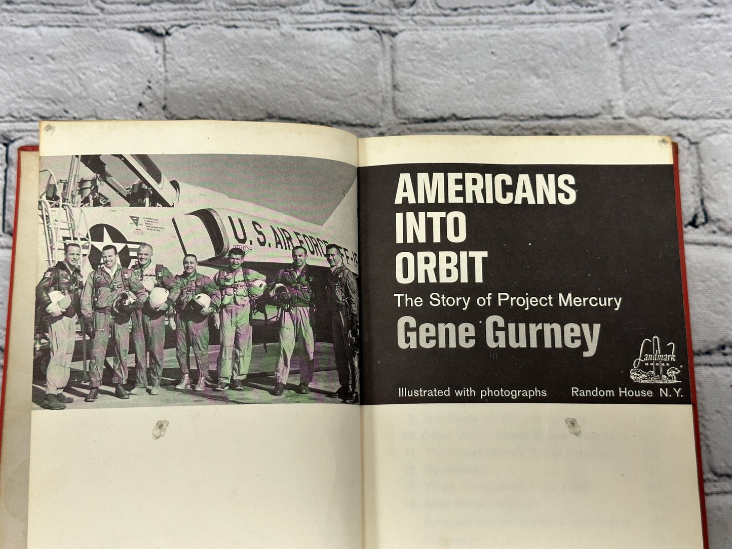 Americans into Orbit: The Story of Project Mercury by Gene Gurney [1962]