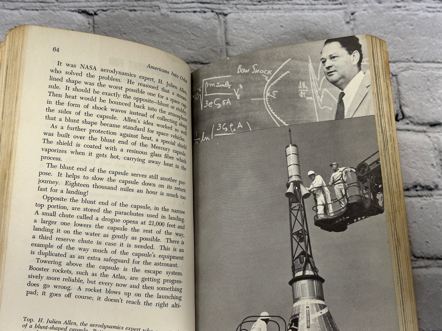 Americans into Orbit: The Story of Project Mercury by Gene Gurney [1962]