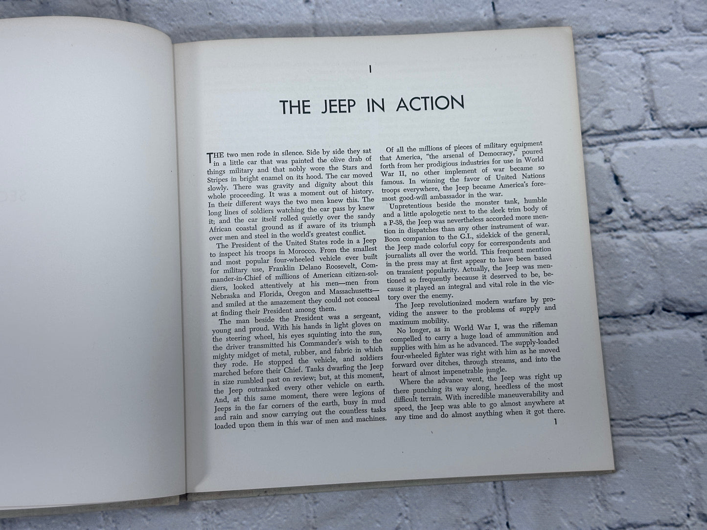 Hail to the Jeep By A. Wade Wells [Authors Copy · Signed · 1946]