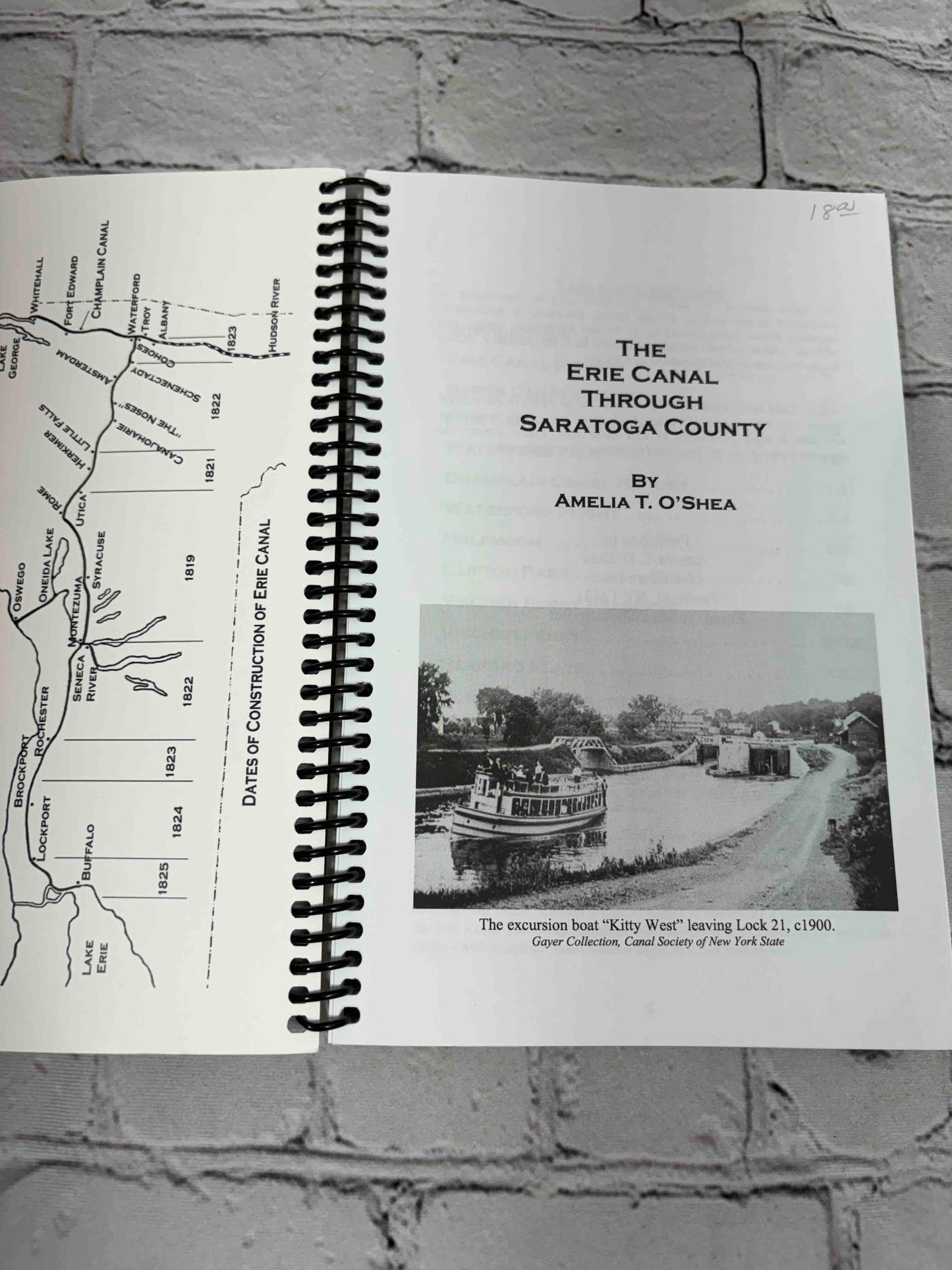 The Erie Canal Through Saratoga County
