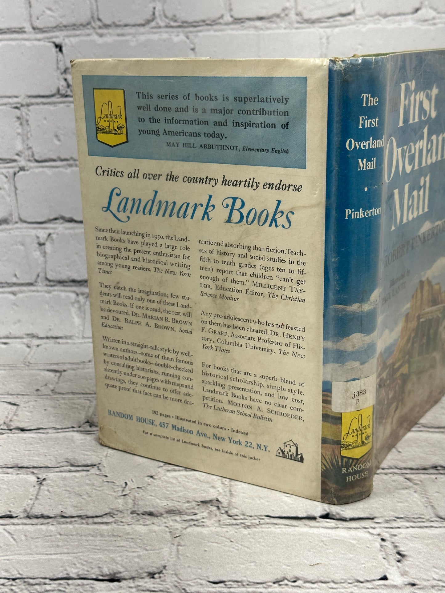 The First Overland Mail by Robert Pinkerton [1953]