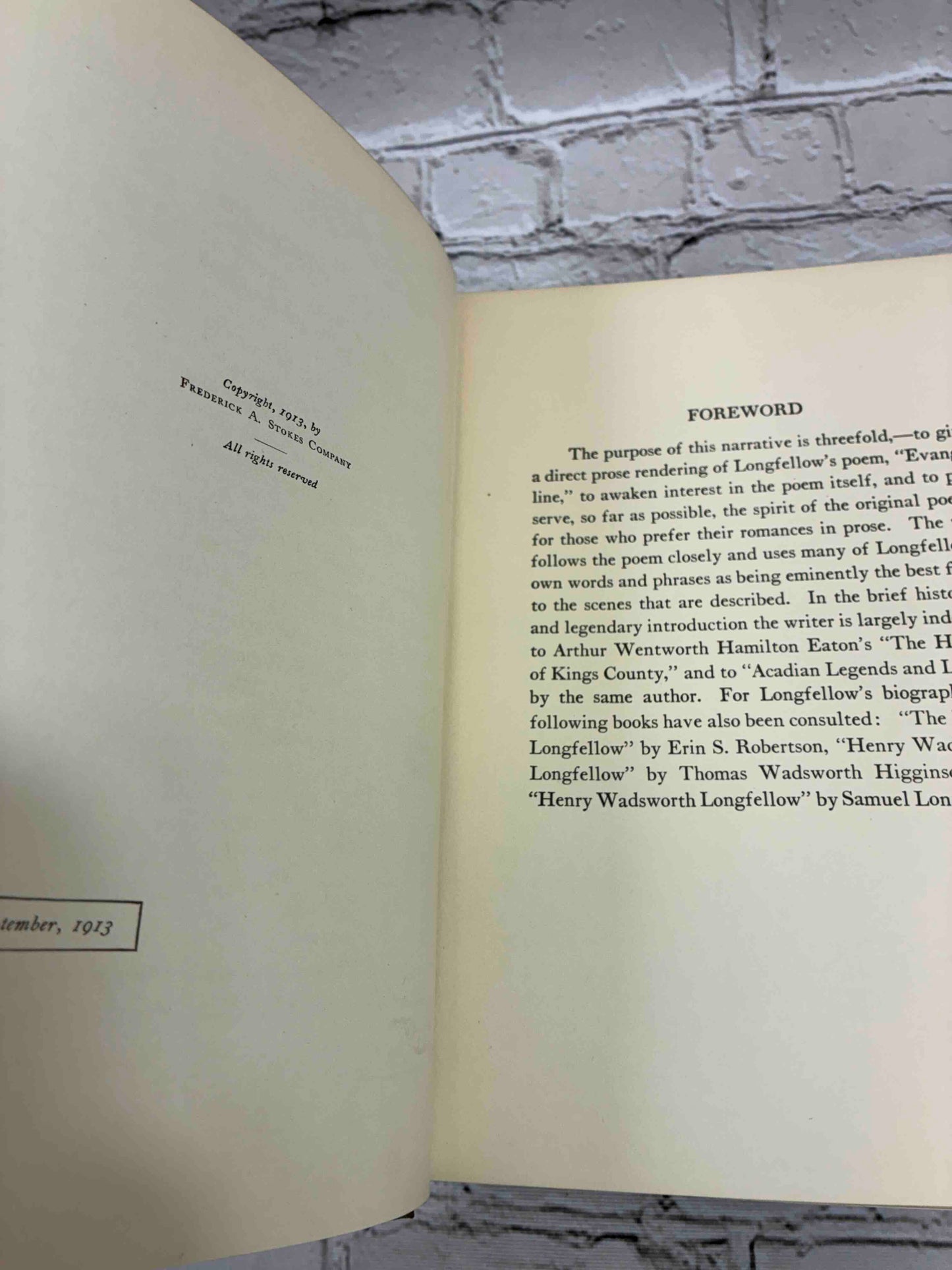 The Story of Evangeline Adapted by Longfellow