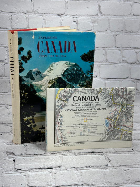 Exploring Canada From Sea To Sea [National Geographic Society · w/ MAP · 1967]