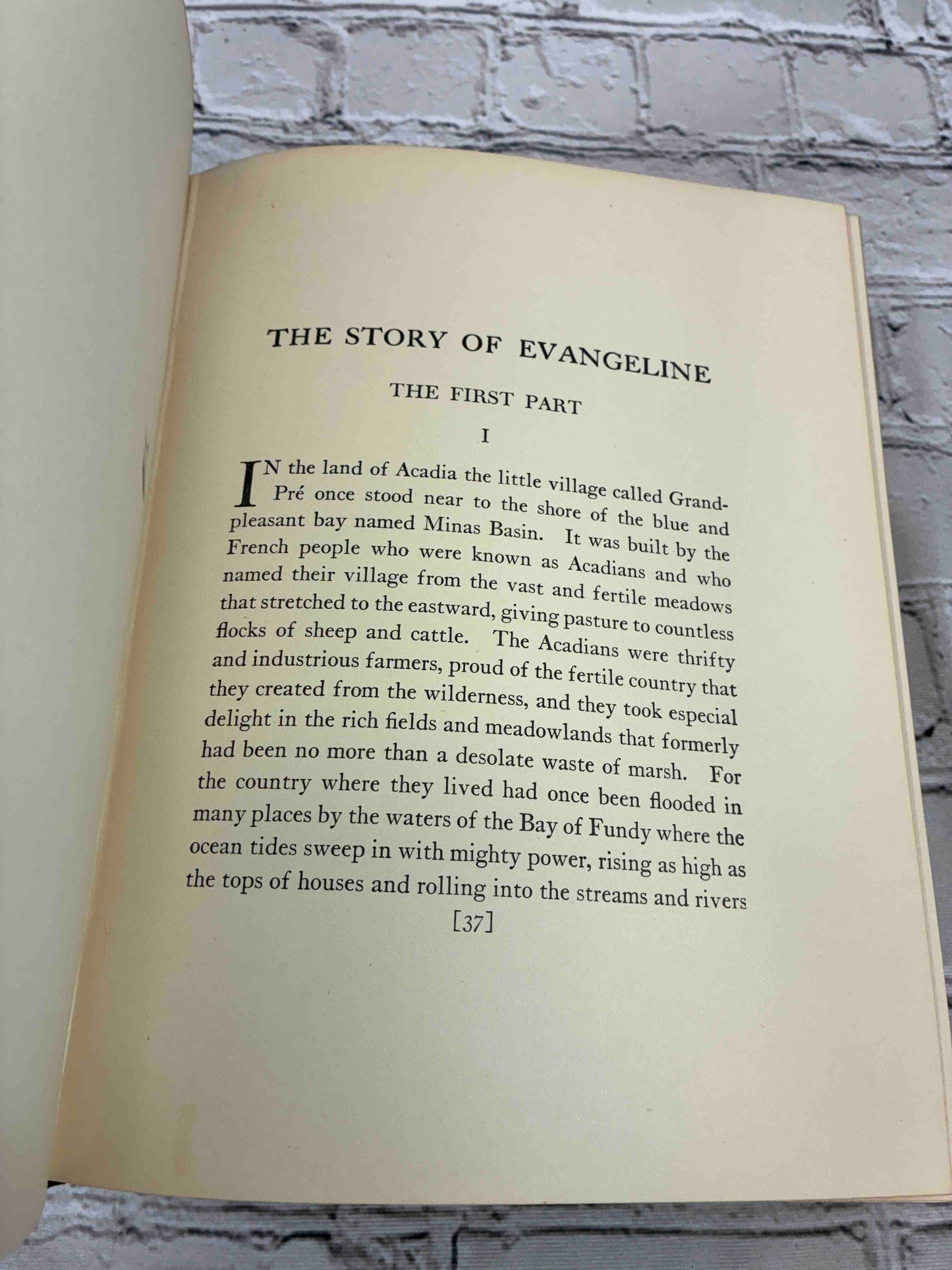 The Story of Evangeline Adapted by Longfellow