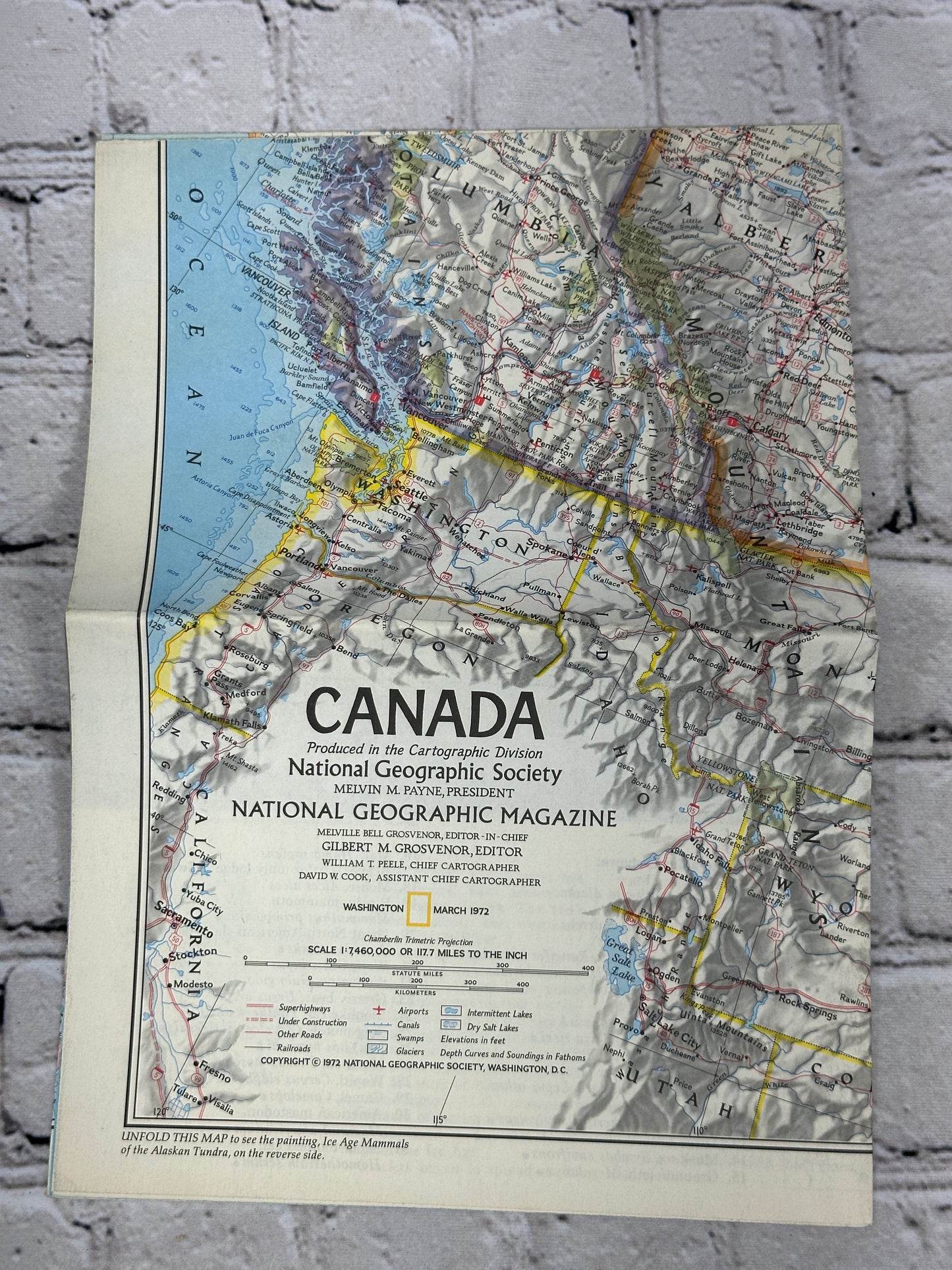 Exploring Canada From Sea To Sea [National Geographic Society · w/ MAP · 1967]