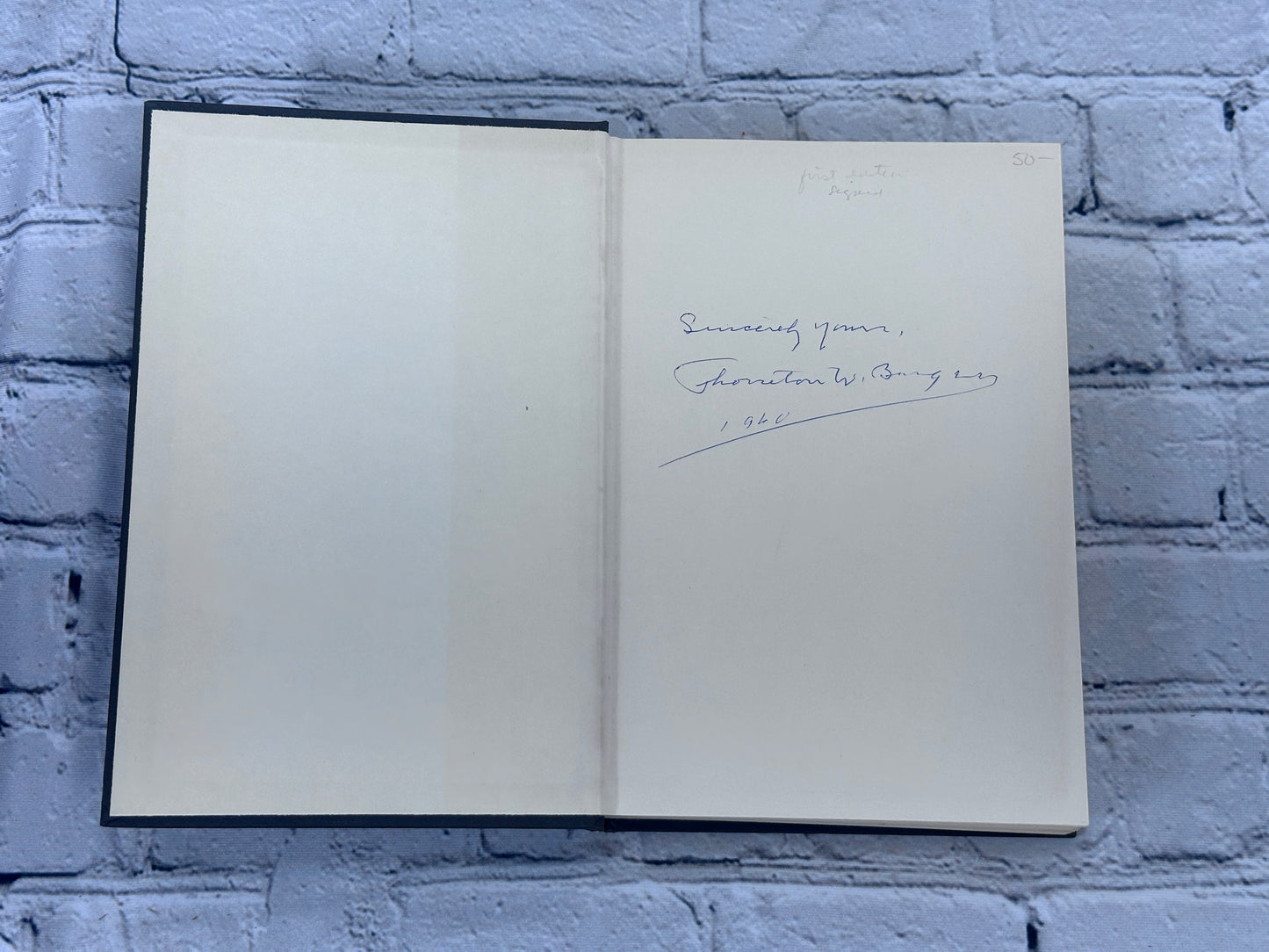 Now I Remember The Autobiography of Thornton Burgess [Signed · 1st Ed. · 1960]