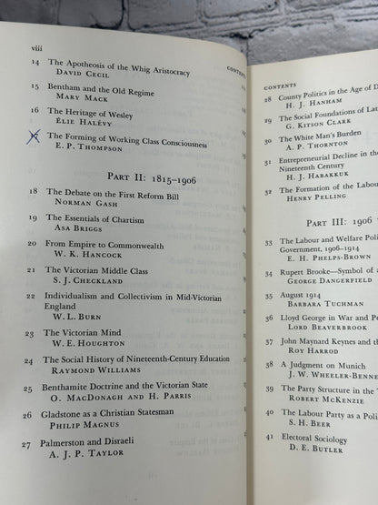The English Tradition Modern Studies in English History Vol II Since 1714 [1968]