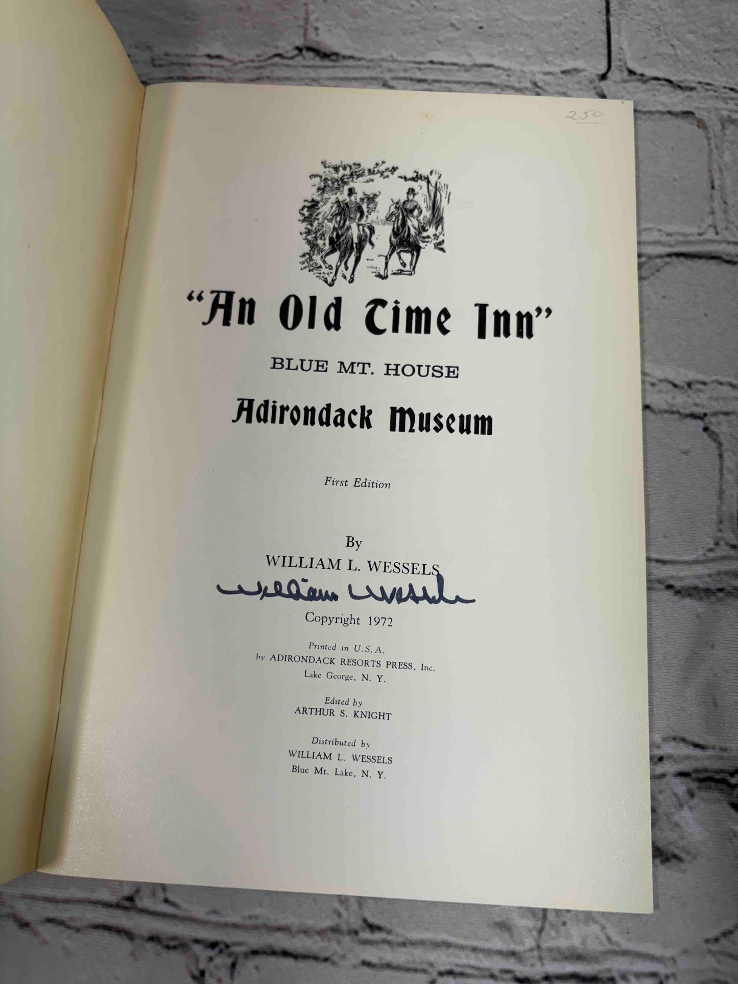 An Old Time Inn Blue Mountain House (SIGNED)