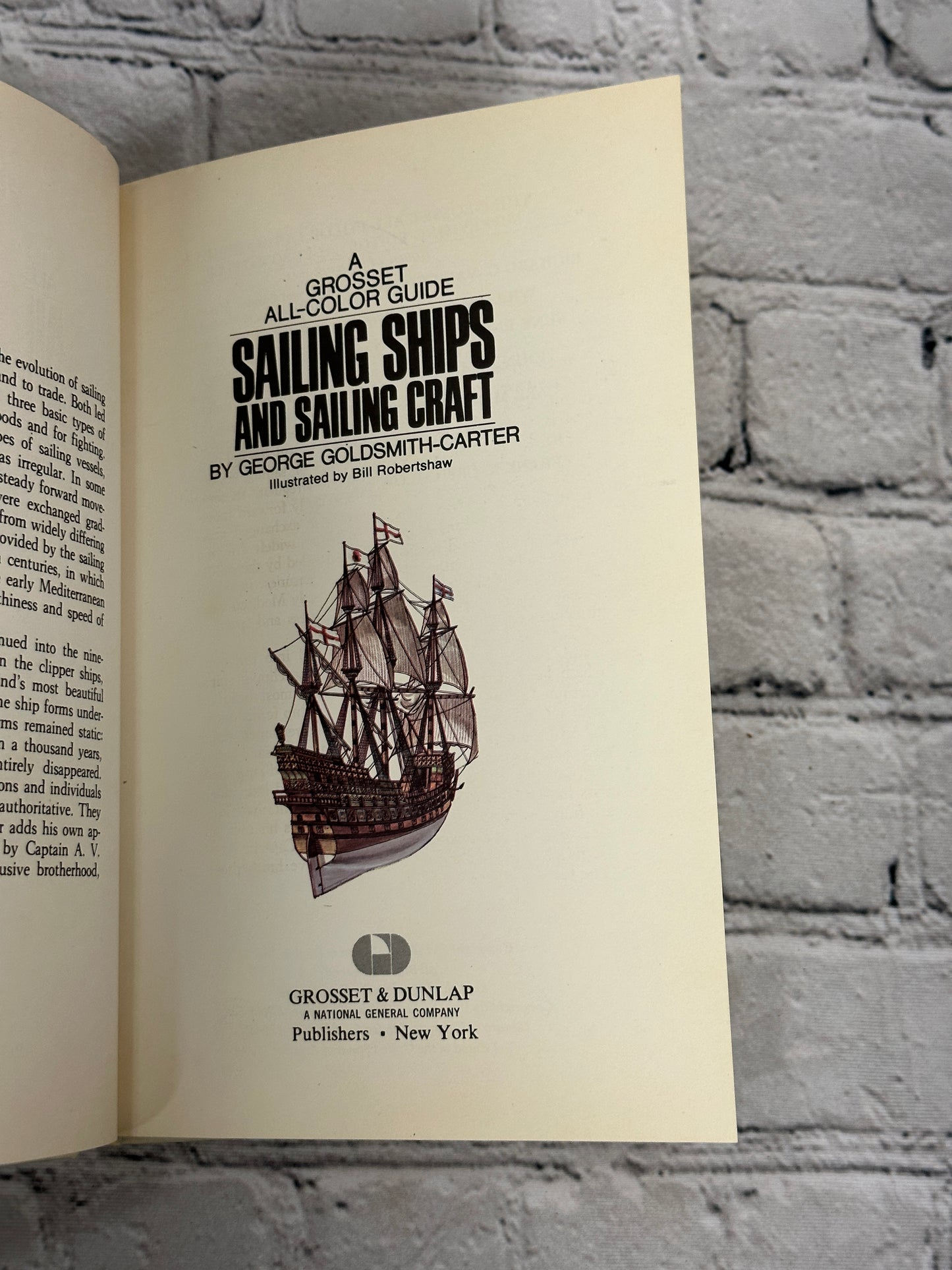 Sailing Ships and Sailing Craft by George Goldsmith-Carter [1970]