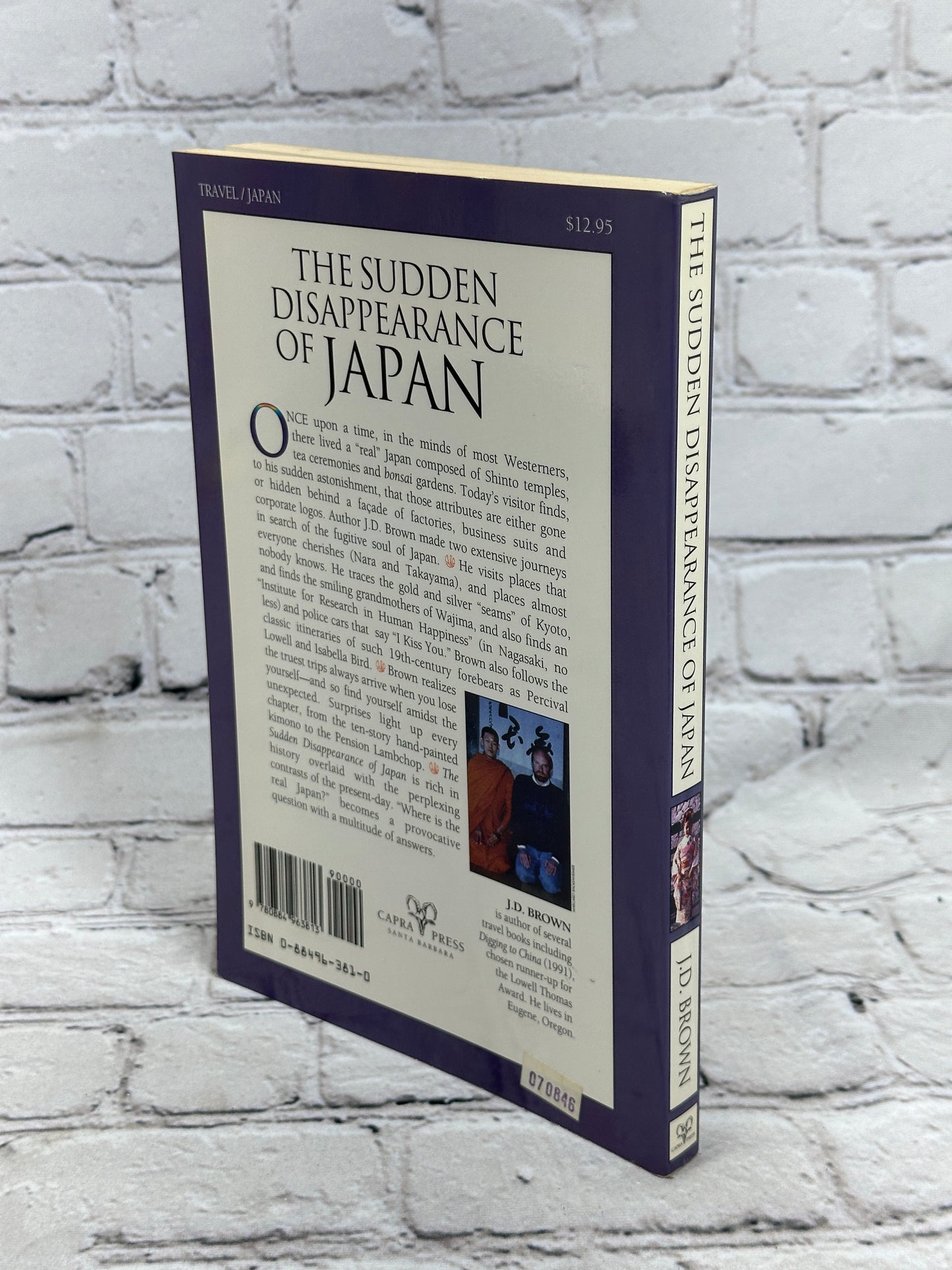 The Sudden Disappearance of Japan: Journeys Through a Hidden Land by J.D. Brown