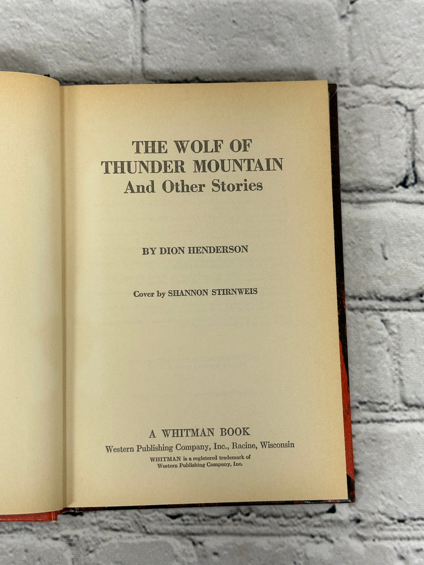 The Wolf of Thunder Mountain and Other Stories by Dion Henderson [1970]