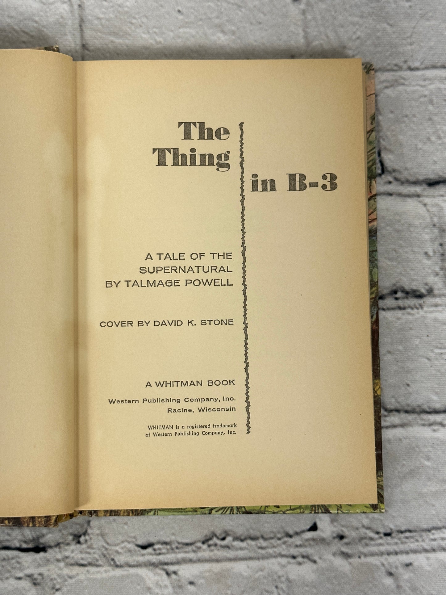 The Thing In B-3: A Tale Of The Supernatural by Talmage Powell [1969]