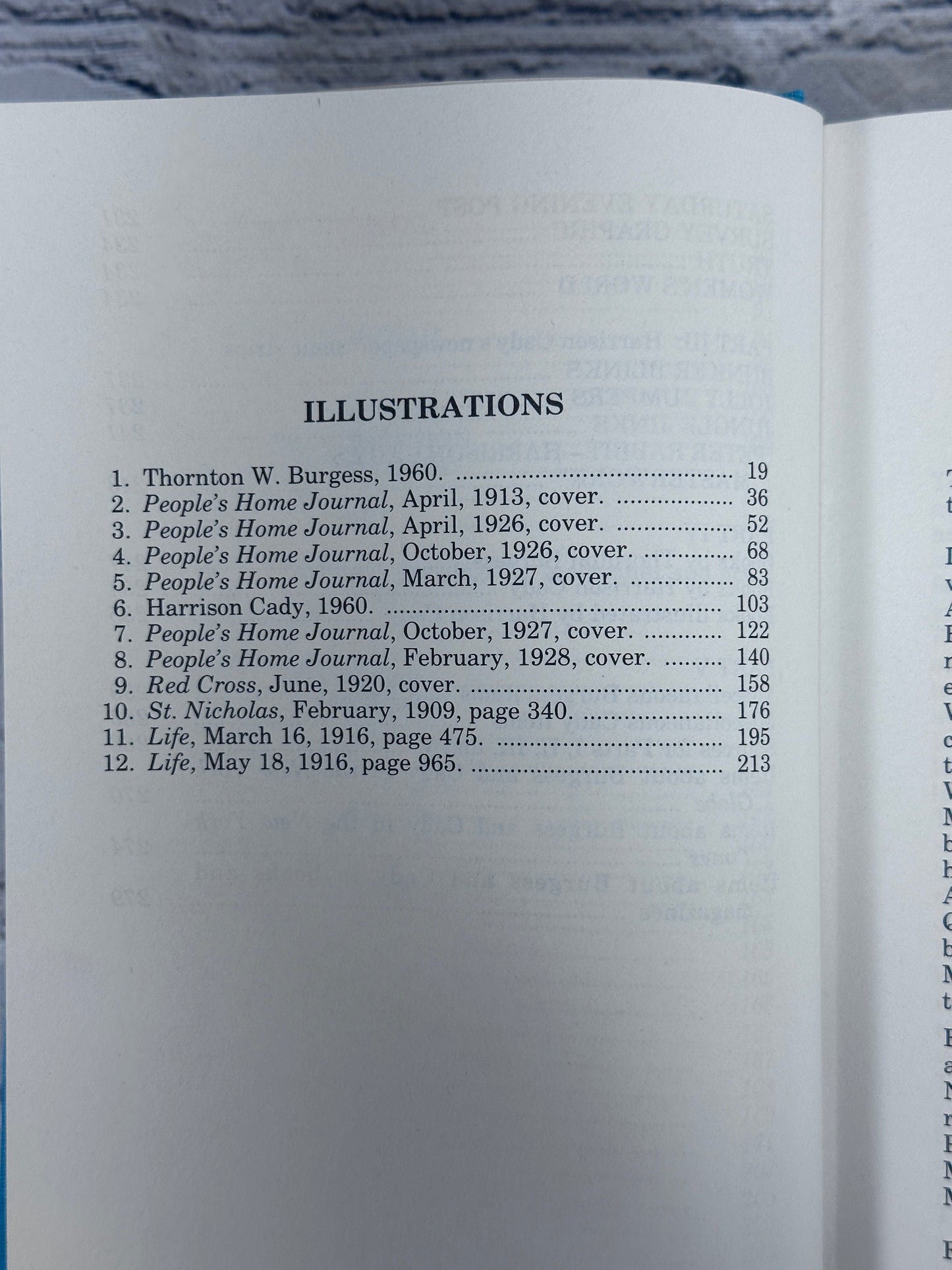 Thornton Burgess Harrison Cady A Book, Magazine and Newspaper Bibliography By Michael Dowhan [Signed · 1990]