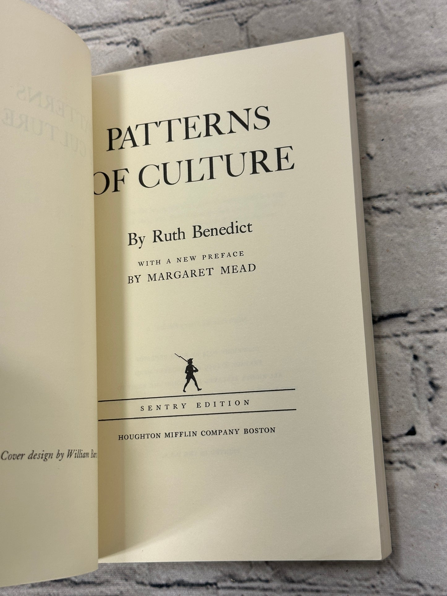 Patterns of Culture By Ruth Benedict [1959 · Sentry Edition]