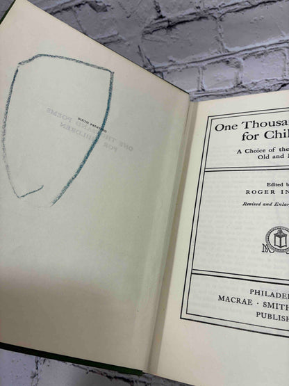 One Thousand Poems for Children