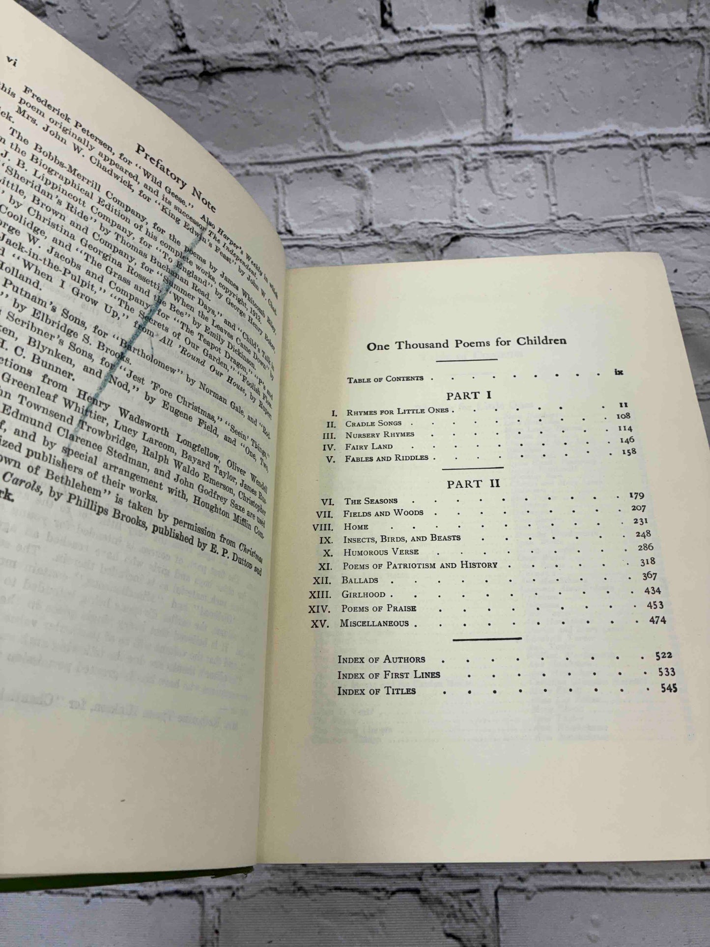 One Thousand Poems for Children